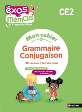 Image de Exos et Mémos -  CE2 - Mon cahier de Grammaire-Conjugaison